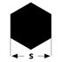 Blankstaal zeskant C35 (1.0501) koudgetrokken h11